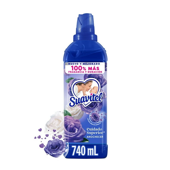 Suavizante de Telas Suavitel Cuidado Superior Anochecer 740 ml
