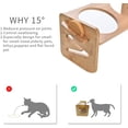 thumbnail image 4 of Elevated Bowl For Cats And Small Dogs, Adjustable With 2 Ceramic Bowls And Non-Slip Feet, 4 of 5