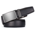 thumbnail image 3 of Men's Comfort Genuine Leather Ratchet Dress Belt 1 1/8" Wide with Automatic Click Buckle Suit Pant Size 28"-44", 3 of 14