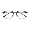 thumbnail image 2 of Blue Light Blocking Glasses Unisex Large Frame Half Rim Clear View Strong Hinge Eye Protection Clear Bluelight Glasses Spectacles Eyewear, 2 of 8