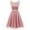 Pink, variant on Womens Summer Boho Mini Dress Elegant Sleeveless Sleevelessmal Ladies Wedding Bridesmaid Lace Long Dress Beach Sundress Pink S-XXL