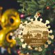 thumbnail image 3 of Navidad De Madera 2021, Colgante Epidémico, Adorno Colgante Para Árbol De Navidad, Decoración Moyic HA044223-01, 3 of 6