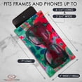 thumbnail image 4 of Estuche para Gafas de Sol MyEyeglassCase en Microfibra con Diseño Tie-Dye Verde, 4 of 6
