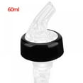 thumbnail image 1 of 6 Pack Measured Alcohol and Liquor Pourer with Black Collar Automatic Liquor Pour Spout Auto-Measure Bottle Pourer, 1 of 7