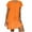 Orange, variant on Women Dresses Summer 2025 Cotton and Linen Short Sleeve V-neck Casual Hot Vacation Solid Color Mini Dress Loose Plus Size Beach Sundresses