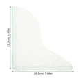 thumbnail image 4 of Minkissy Shower Water Guard Corner 2Pcs Acrylic Wave Pattern For Bath Tub And Sink Waterproof, 4 of 5
