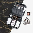 thumbnail image 3 of Estuche de viaje para maquillaje, bolsa organizadora de cosméticos, almacenamiento de herramientas de maquillaje con compartimentos ajustables para mujeres, brochas de maquillaje, artículos de tocado Namotu CZMR-ZC207, 3 of 7