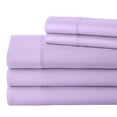 thumbnail image 4 of Split California King Sheet Set 28" EXTRA DEEP POCKET, 700-Thread-Count 100% Egyptian Cotton 5 PC Lilac, 4 of 9