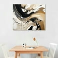 thumbnail image 3 of ONETECH Abstract Canvas Wall Art, Abstract Watercolor Art Prints, Modern Black and White Abstract Style Artwork for Living Room, Hallway, Minimalist Abstract Canvas Prints for Office, Bedroom, 3 of 5