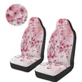 thumbnail image 3 of Uorisanigo Car Front Seat Cover Set High-Back Seat Cushion Set of 2, Stretchy Pink Cherry Blossom Bucket Seats Covers Breathable Car Interior Decor for Most Cars,Trucks,SUVs,Vans, 3 of 7