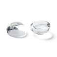 thumbnail image 3 of Transparent Half Round Glass Cabochons Clear 8~9x4.5~5.5mm, 3 of 8