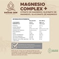 thumbnail image 5 of Magnesio Complex + Raíces Zen 60 Cápsulas, 5 of 5