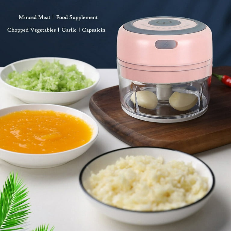 Electric Mini Garlic Press Kitchen Mincer And Grinder, Wireless Portable  Food Chopper processor - Kitchen Gadget 