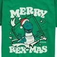 thumbnail image 2 of Toy Story - Merry Rexmas - Youth Boys Short Sleeve Graphic T-Shirt, 2 of 4