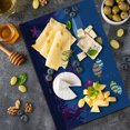 thumbnail image 5 of Cartoon Cutting Board, Underwater World Fish in Aquarium and Whale Crabs Jellyfish Bubbles Coral, Decorative Tempered Glass Cutting and Serving Board, Large Size, Multicolor and Blue, by Ambesonne, 5 of 5