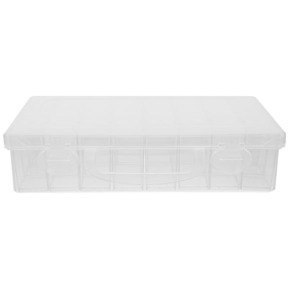 OFFIGAM Plastic Bead Organizer Box with Compartments for Jewelry, Charms, Small Craft Supplies and Accessories