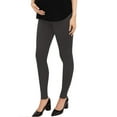 thumbnail image 2 of Women's Super Comfy Stretch Maternity Leggings LM48224X 1012 CHARCOAL 2X, 2 of 3