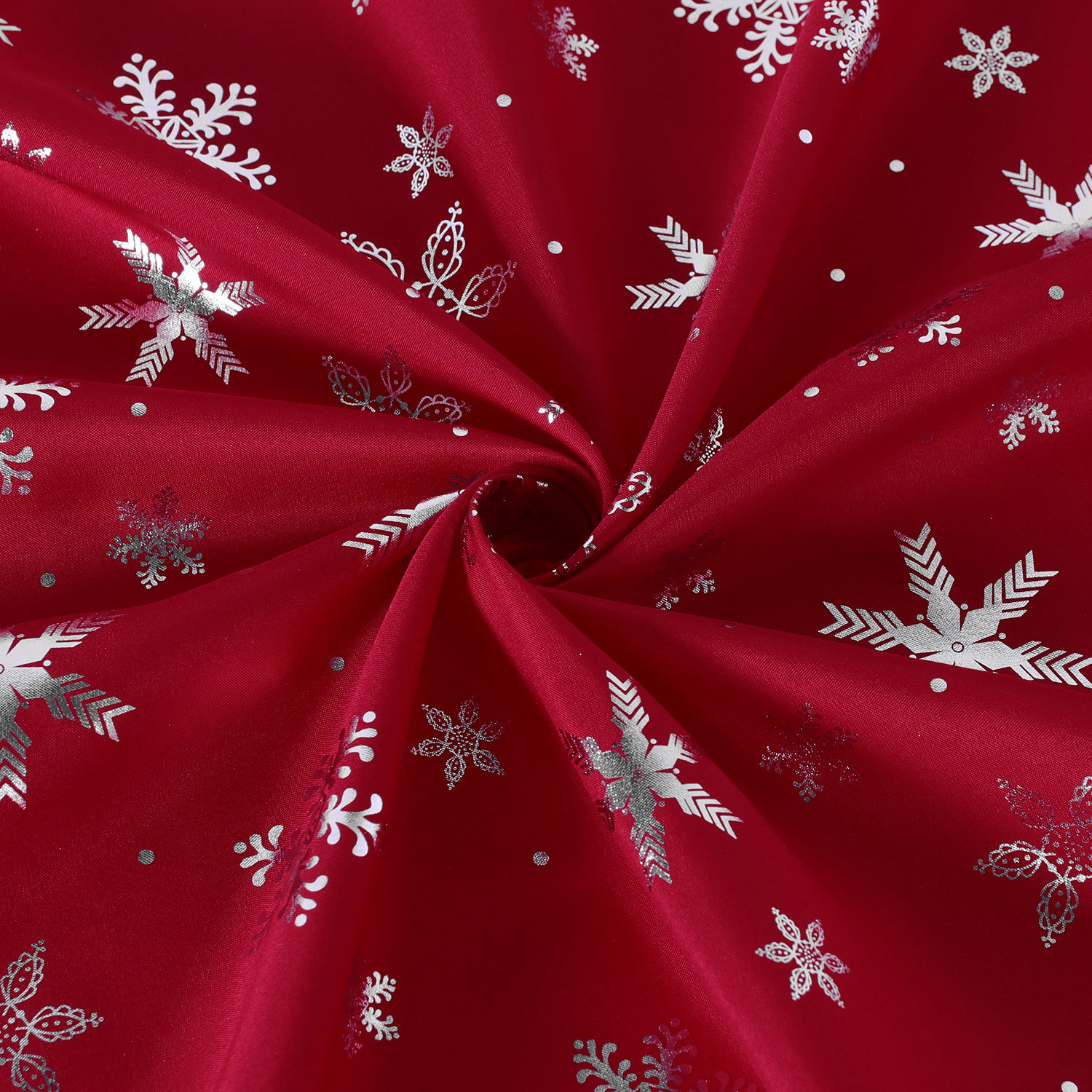 Lushvida Christmas Snowflake Tablecloth, 60" x 84" Rectangle photo 2