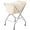 Creamy, variant on Laundry Basket with Wheels, Collapsible Laundry Hamper,