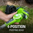 thumbnail image 4 of Greenworks 24V String Trimmer and 100 MPH - 330 CFM Jet Blower Combo, 2.0Ah Battery and Charger Included, 4 of 13