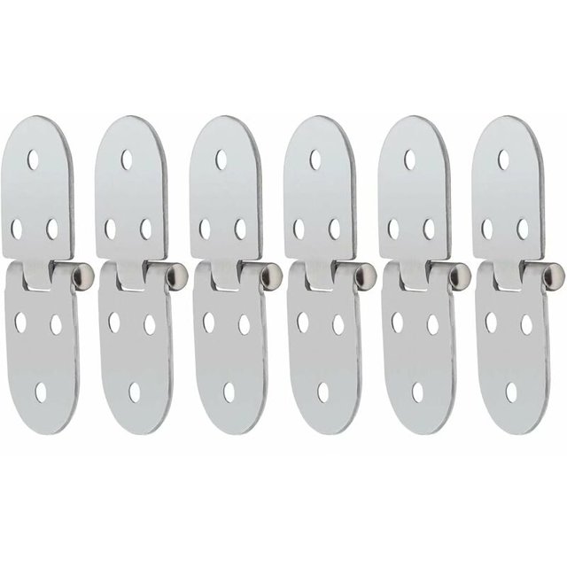 Bisagras de mesa plegables Conector plegable Bisagra plegable Aleación de zinc Bisagras plegables planas para puertas de gabinetes para muebles Gabinetes Bisagras plegables con tornillos, 6 piezas, Plata esquí esquí Gafas de esquí