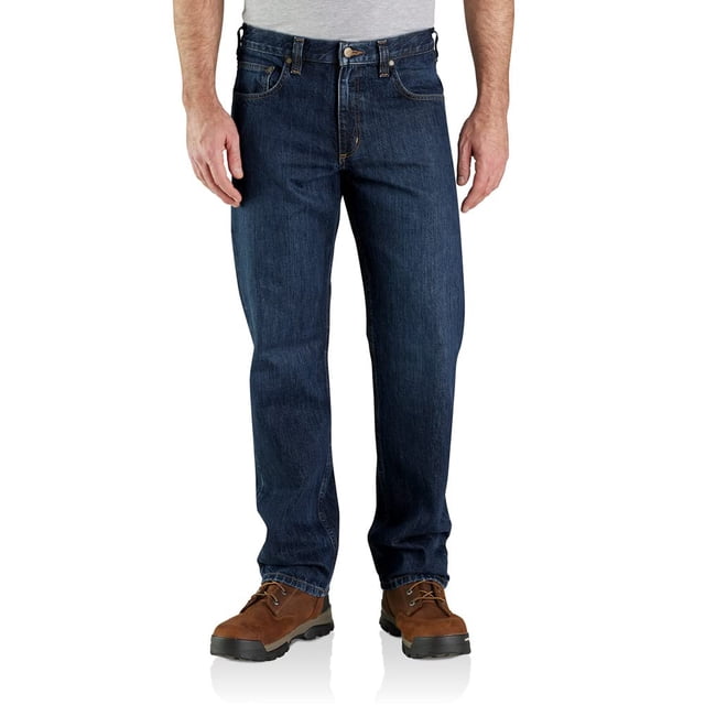 Vaqueros Carhartt Deep Creek, holgados, rectos, 36 x 32 pulgadas, para hombre