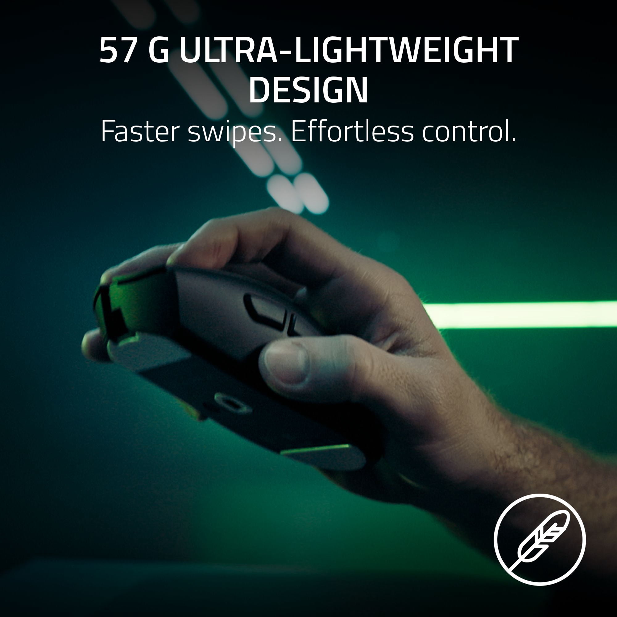 Razer DeathAdder V4 Pro Ultra-lightweight Wireless Ergonomic Esports PC Gaming Mouse, 2.4Ghz, White