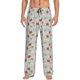 thumbnail image 1 of Fotbe Funny Cat White Pantalones de Pijama para Hombre, Pantalones de Dormir, Pantalones de Casa con Cintura Ajustable y Bolsillos-Medium, 1 of 6