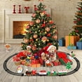 thumbnail image 2 of YEAHIBABY Electric Christmas Train Set with Steam Engine and Assemble Railway Tracks, 2 of 9