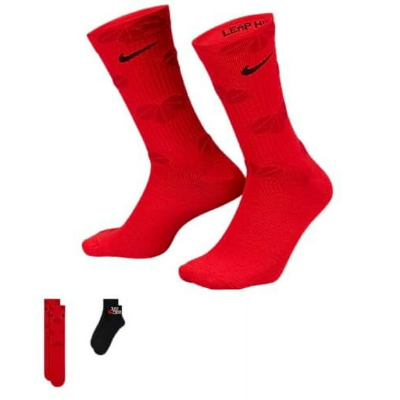 Nike Unisex Everyday Essentials Crew and Ankle Socks M 2 Pairs DR9725-900