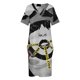 thumbnail image 4 of Mujeres Punk - Vestido suelto de poliestireno con bolsillo Vestidos de gala Vestidos de fiesta Mujeres, 4 of 7