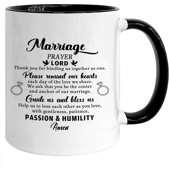 Best Wedding Gifts for Older Couple, Wedding Gifts for Couples Newlyweds, Marriage Quote Mug Gifts For Couple, Christian Marriage Gifts Ideas, Engagement Gifts For Couples Anniversary, 11 oz Mug