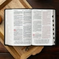 thumbnail image 6 of Kjv, Sovereign Collection Bible, Personal Size, Leathersoft, Black, Thumb Indexed, Red Letter Edition, Comfort Print: Ho, (Hardcover), 6 of 9