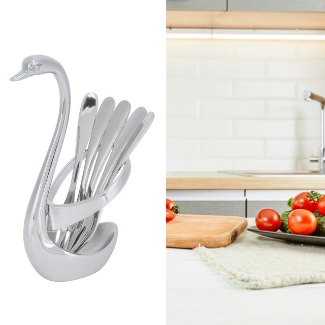 Almacenamiento De Vajilla, Contenedor De Tenedor, 5 Piezas Para Decoración De Escritorio Para Frutas