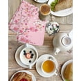 thumbnail image 4 of Spring Peaches Kitchen Dish Towels for Drying Dishes Set of 2, Botanical Blossom Flowers Branches Waffle Weave Microfiber Hand Tea Bathroom Towels Quick Dry & Absorbent Towel 15.7x23.6, 4 of 7