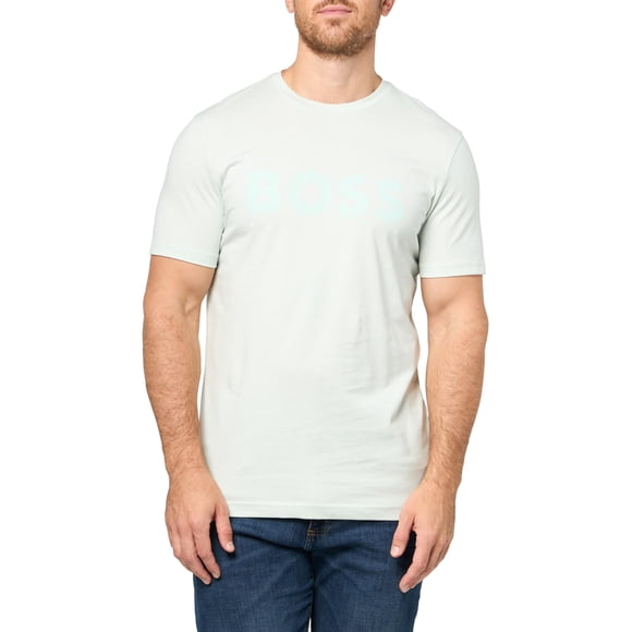 Camisa BOSS Bold Logo de manga corta Open Air Blue S