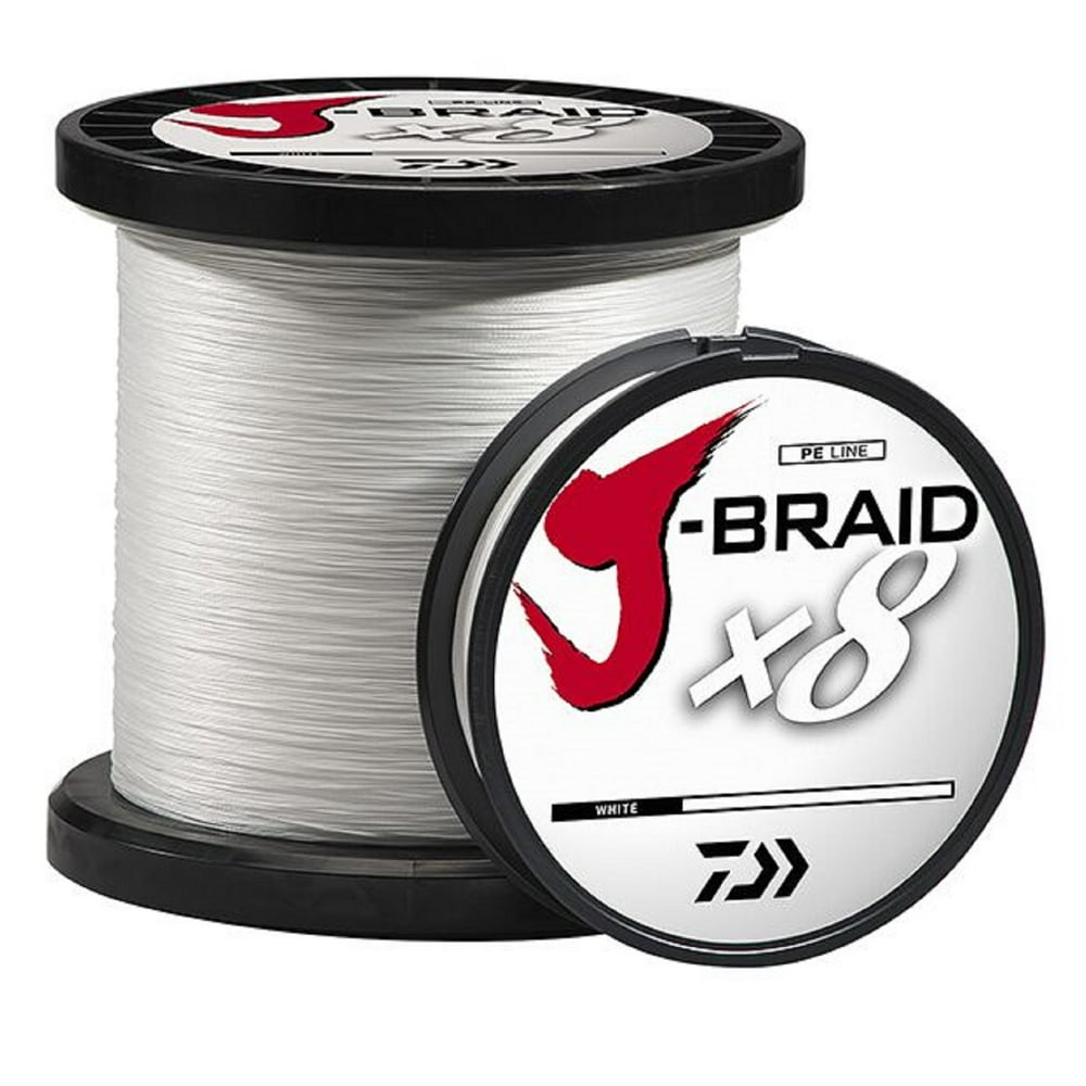 Daiwa JBraid Fishing Line, 330 yds, White