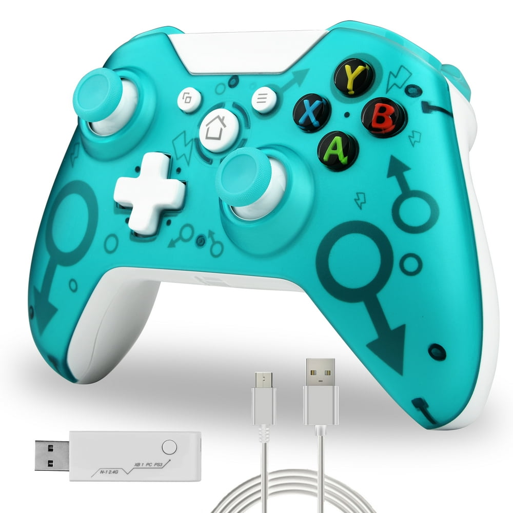 Techken Xbox One Wireless Controller Wireless PC Gamepad with 2.4GHZ Wireless Adapter Walmart