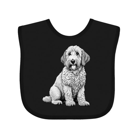 Inktastic Goldendoodle Dog Poodle Golden Retriever Boys or Girls Baby Bib