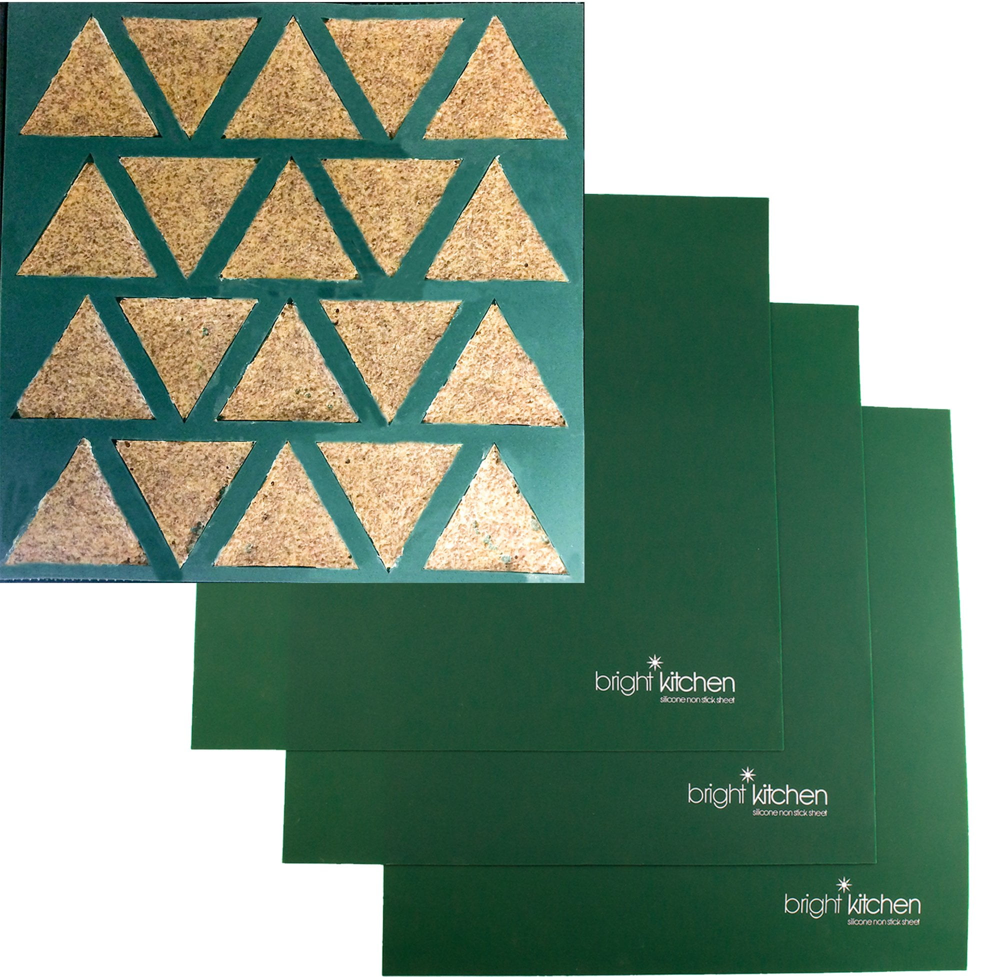 Set of 3 14" x 14" Silicone Sheets for Excalibur Dehydrator Bright