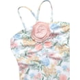 thumbnail image 2 of Jessica Simpson Girls' One-piece Ruched Rosette Swimsuit, 2 of 4
