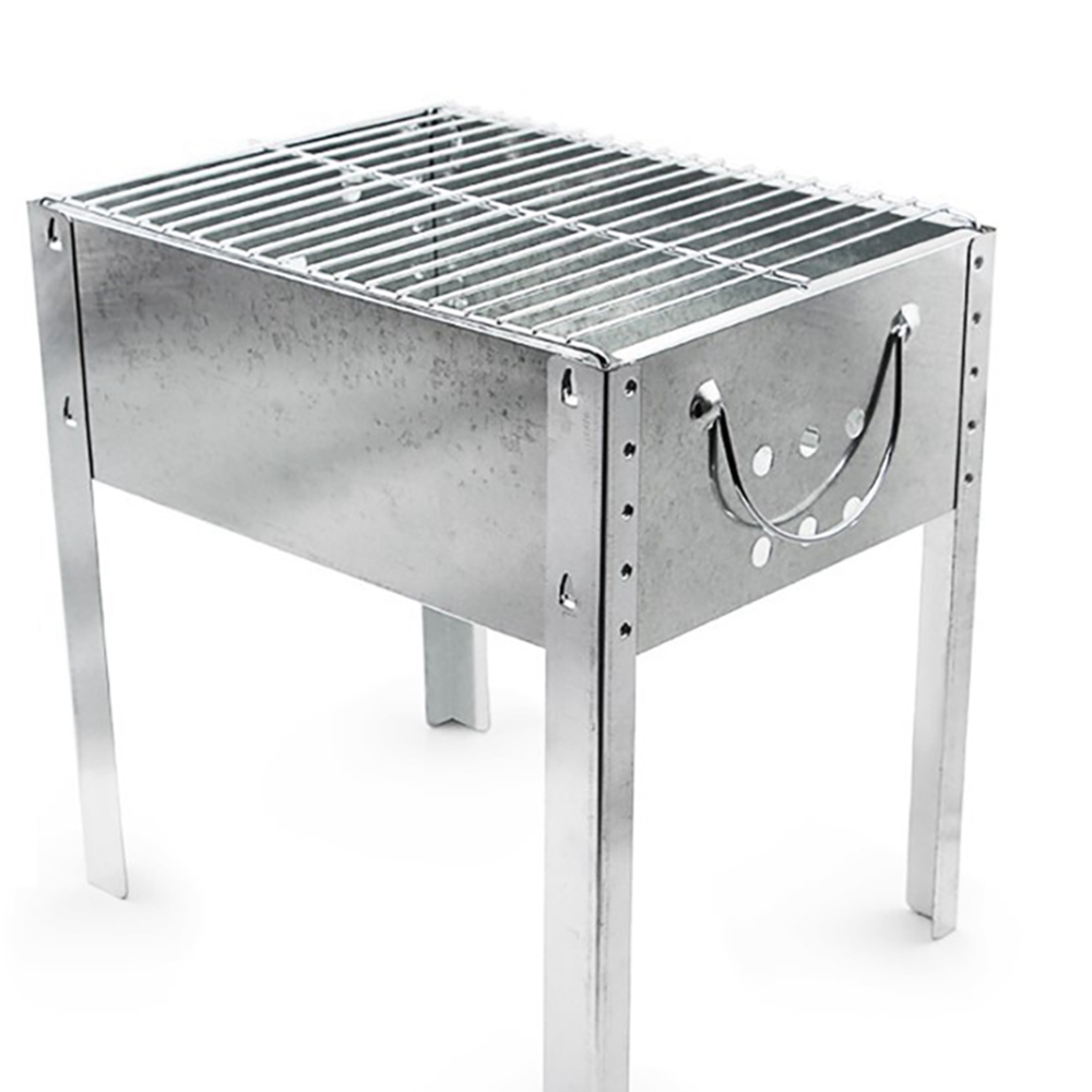Outdoor BBQ Grill Household Portable Charcoal Grill Folding Outdoor Grill Disassembled Stainless Steel - image 2 of 8