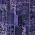 thumbnail image 1 of Ahgly Company Indoor Square Oriental Blue Modern Area Rugs, 8' Square, 1 of 4