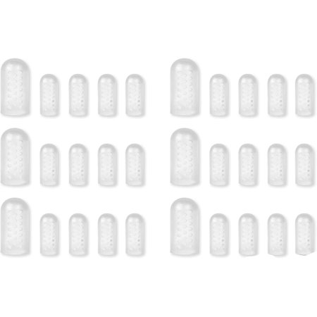 Silicone Anti-Friction Toe Protector,20/30 Pcs Gel Toe Protectors Breathable Toe Covers,Toe Protectors Caps Guards for Men Women,Toe Covers, for Corns, Blisters and Pain Relief Ingrown Toenails (30)