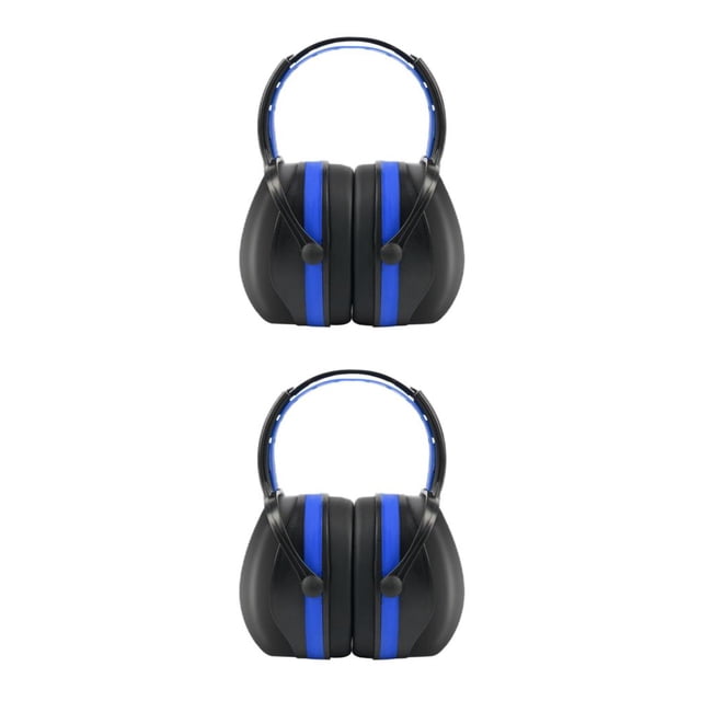 Transemion Lightweight Noise Cancelling Ear Muffs for Sleeping Portable and High-Performance Blue thickness 4mm 2Set