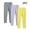 Gray, variant on SGFCWSX Girls Yoga Leggings 3 Pack Pants Kids High Waisted Stretch Legging Pants Purple Size 10 Years