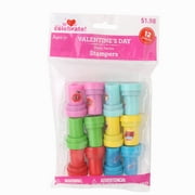 1.98 Stationery PDQ, 6 HEART CRAYONS, 6 SHARK CRAYONS, 12 STAMPERS, 12 RAINBOW MINI PENS, 8CT SCENTED MARKERS