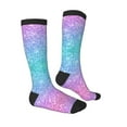 thumbnail image 3 of Balery Multicolor Glitter Fun Novelty Socks Men'S Women'S Crew Socks Funny Crazy Novelty Socks Quirky And Cool Socks, 3 of 9