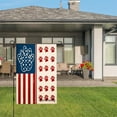 thumbnail image 3 of Amhnf American Flag Paw Print Garden Flag For Home Outdoor Garden Yard Decor 12x18 inch, 3 of 5