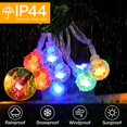 thumbnail image 3 of Luces de Navidad impermeables para exteriores, luces de cadena de globo LED - Cambio de color USB, decoraciones de patio de dormitorio de árbol de Navidad JAMW Sencillez, 3 of 5